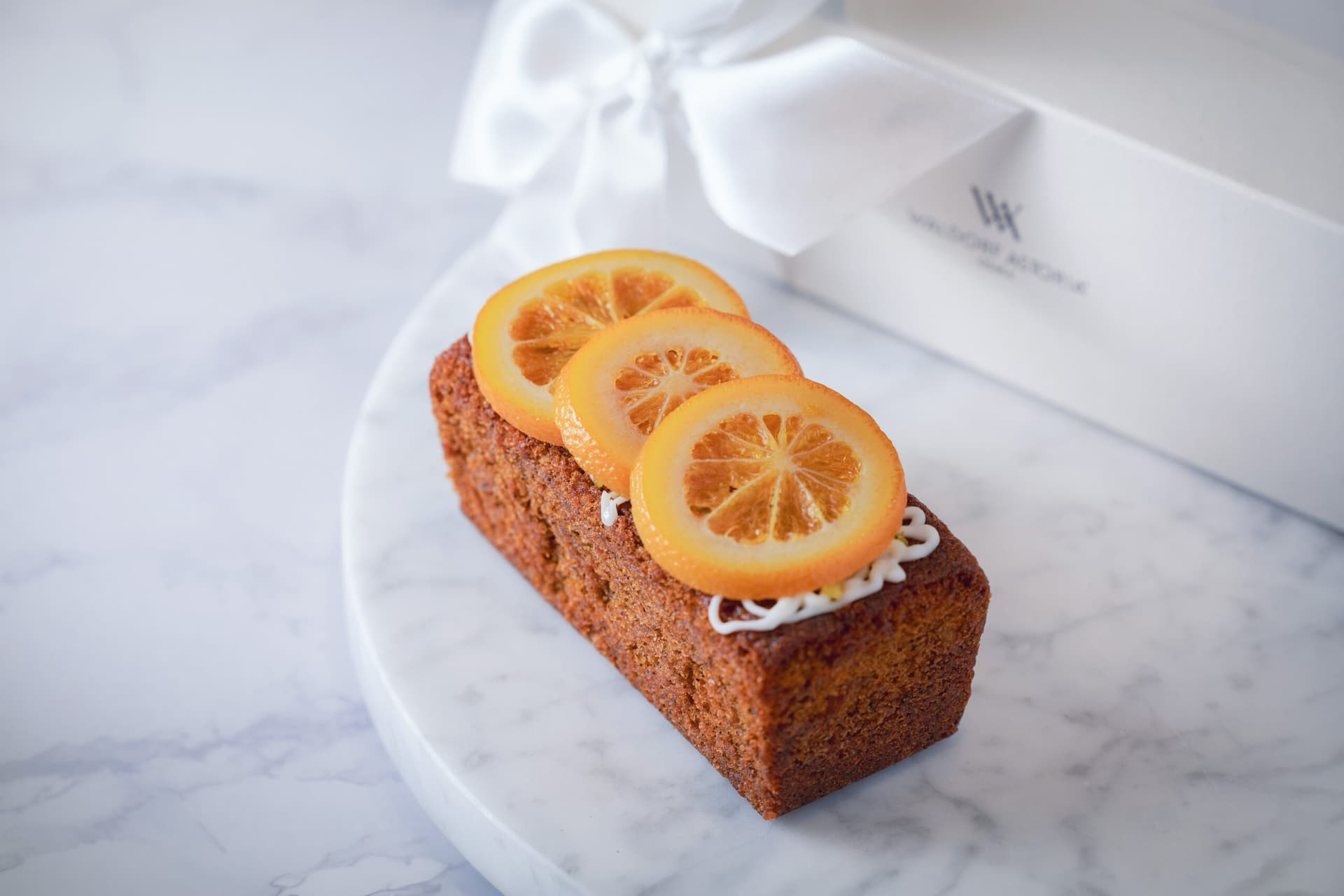 Peacock Alleyブレンドの紅茶のパウンドケーキ